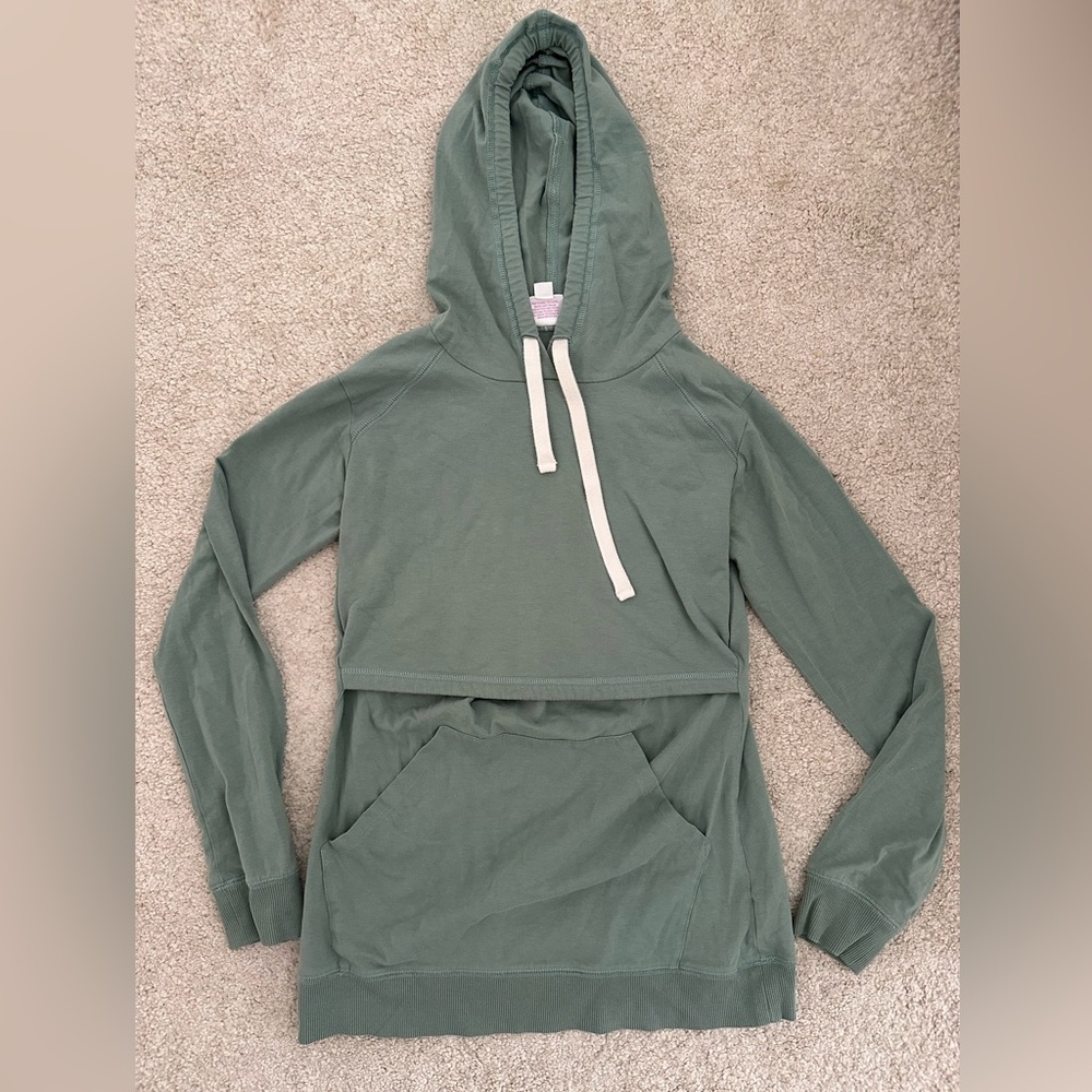 Boob design nursing hoodie Small